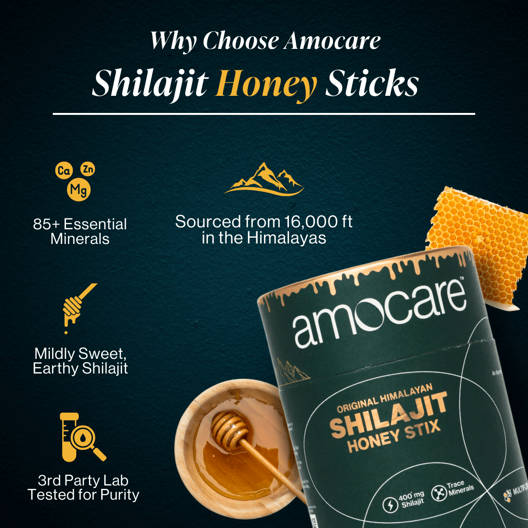 Shilajit Honey Sticks